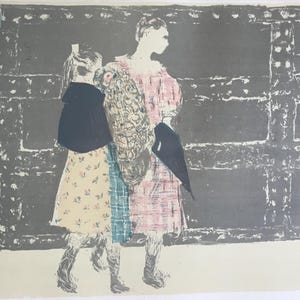 1948 EDOUARD VUILLARD LITHOGRAPHIE. Herausgegeben von Andre Sauret im Mourlot Studio. Limitierte Auflage. C.30x26cm