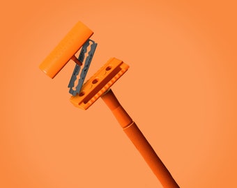 Eco Friendly Double Edge Safety Razor Kit: Unisex Zero Waste Shaving