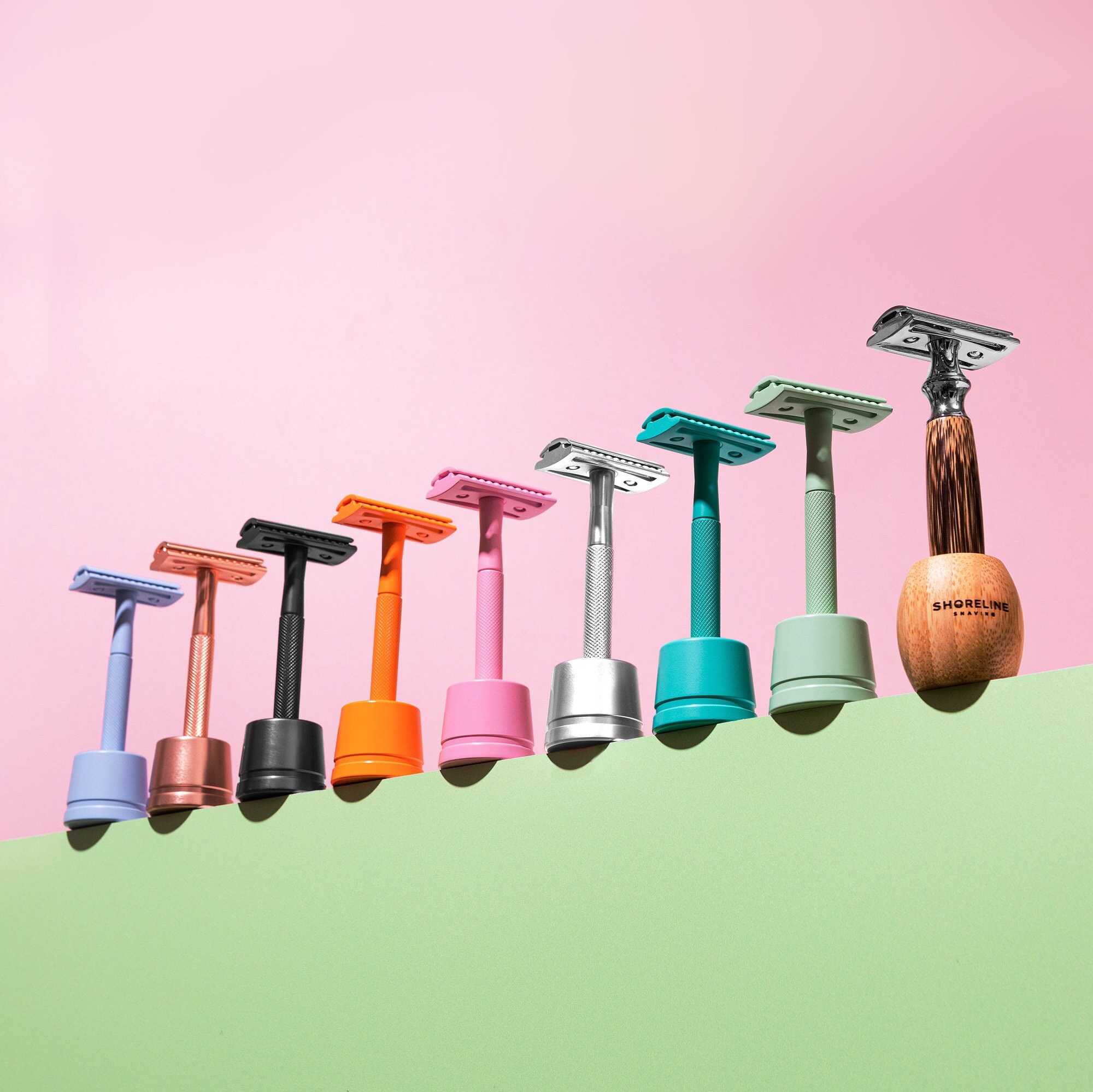Mint Green Metal Safety Razor: Eco-friendly Shaving - Etsy