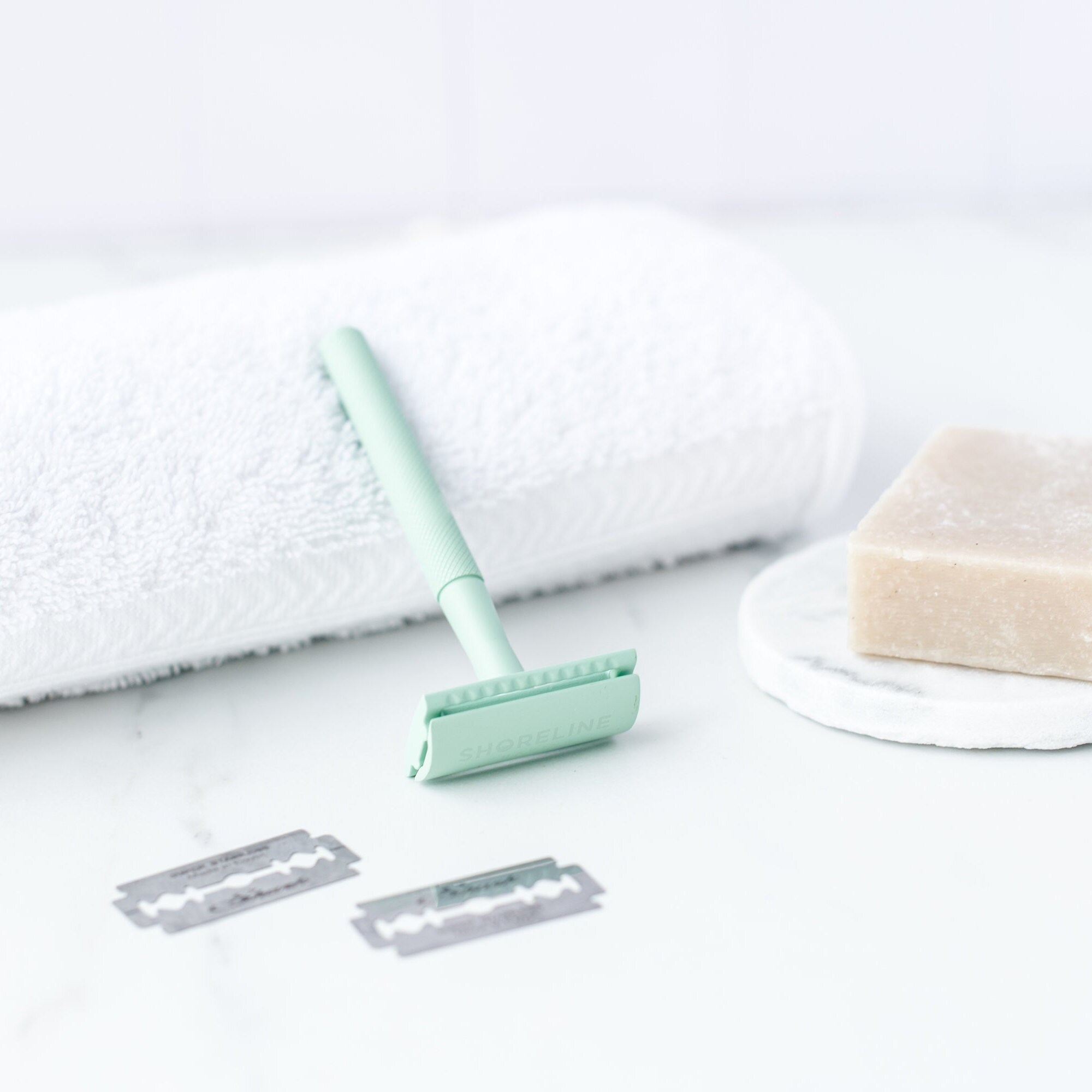 Mint Green Metal Safety Razor: Eco-friendly Shaving - Etsy
