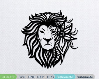 Free Free 52 Tribal Lion Svg SVG PNG EPS DXF File