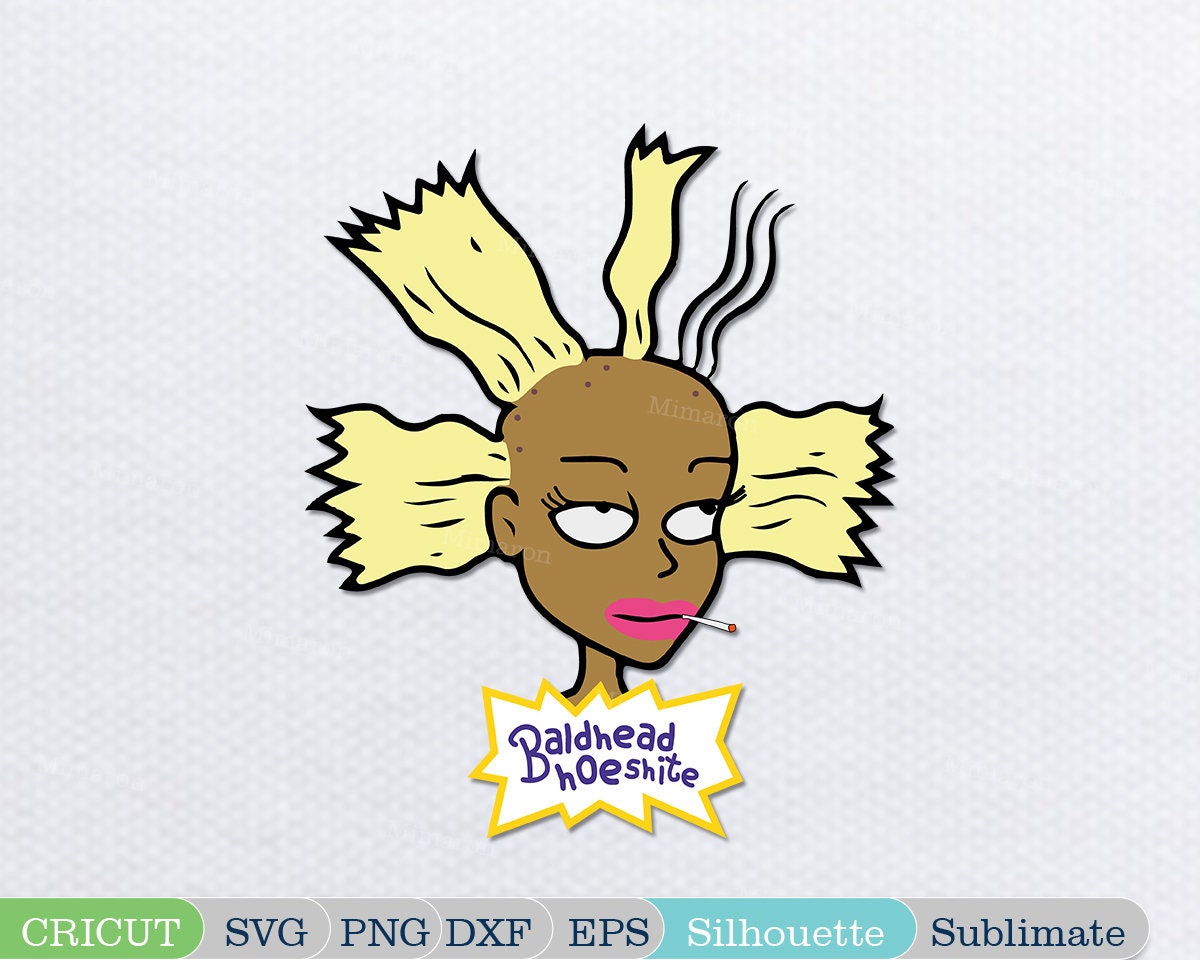 Bald Head Hoe Shit Svg Hübsche Cynthia Puppe Png Rugrats | Etsy