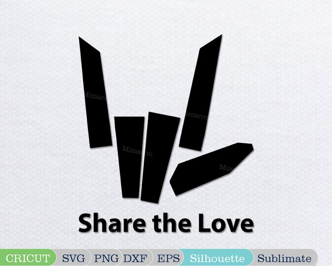 Share the Love Svg Stephen Sharer Inspired Png Youtuber Etsy