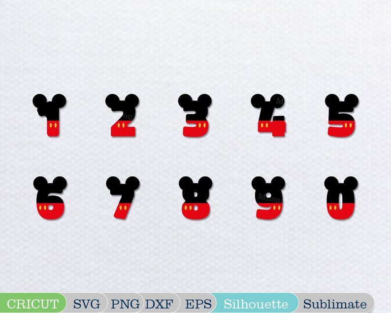 Free Free 97 Disney Numbers Svg SVG PNG EPS DXF File