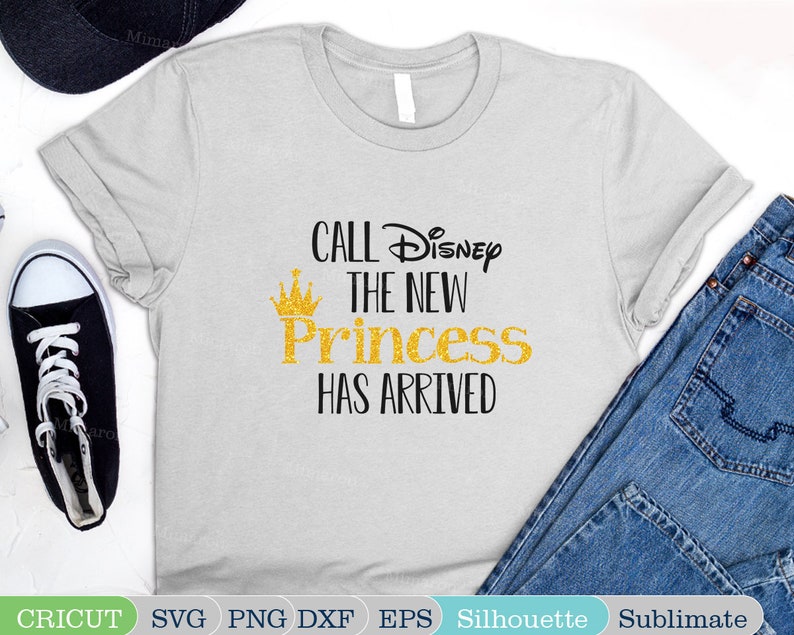 Free Free 208 Call Disney The New Princess Has Arrived Svg SVG PNG EPS DXF File