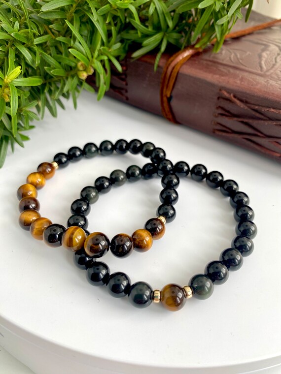 Unisex Gemstone Beaded Bracelet Men's Shamballa Bracelet