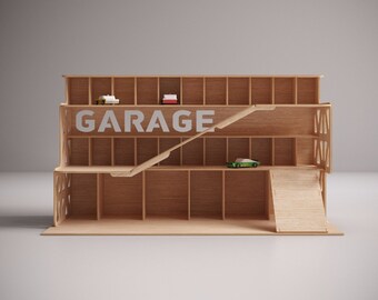 wooden toy garage kits