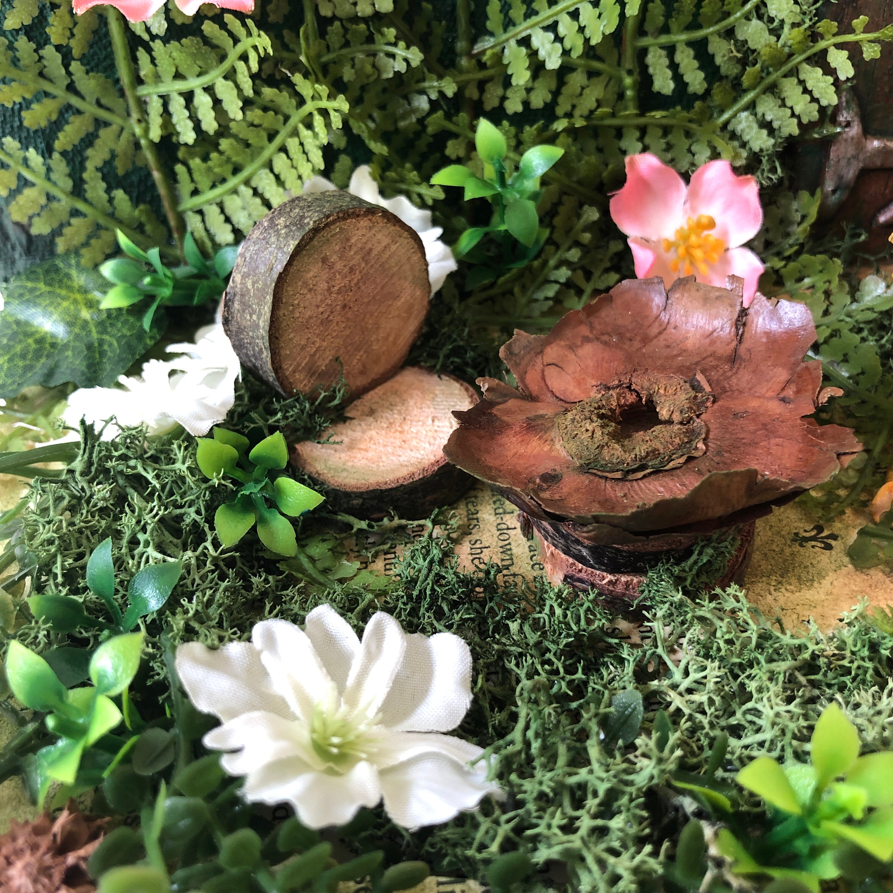 Fairy Book Nook Shelf Insert Forest Fairy Diorama Etsy