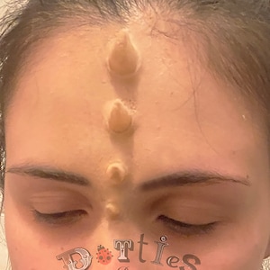 1 piece of Small Silicone Prosthetic horns