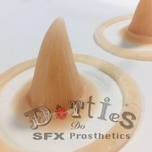 Pack of 2 Unpainted Silicone Prosthetic horns