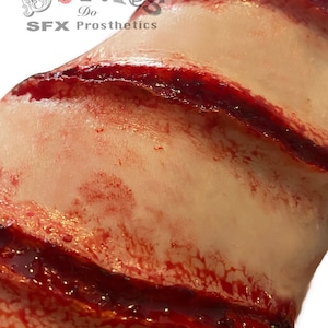 8 piece Scratch pack Unpainted Silicone Prosthetic, claw marks / scratches
