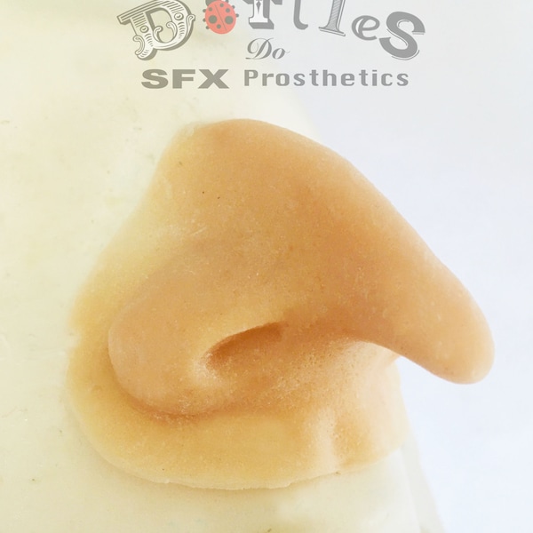 Unpainted Silicone Prosthetic Pointed Nose / penguin / witch / old man