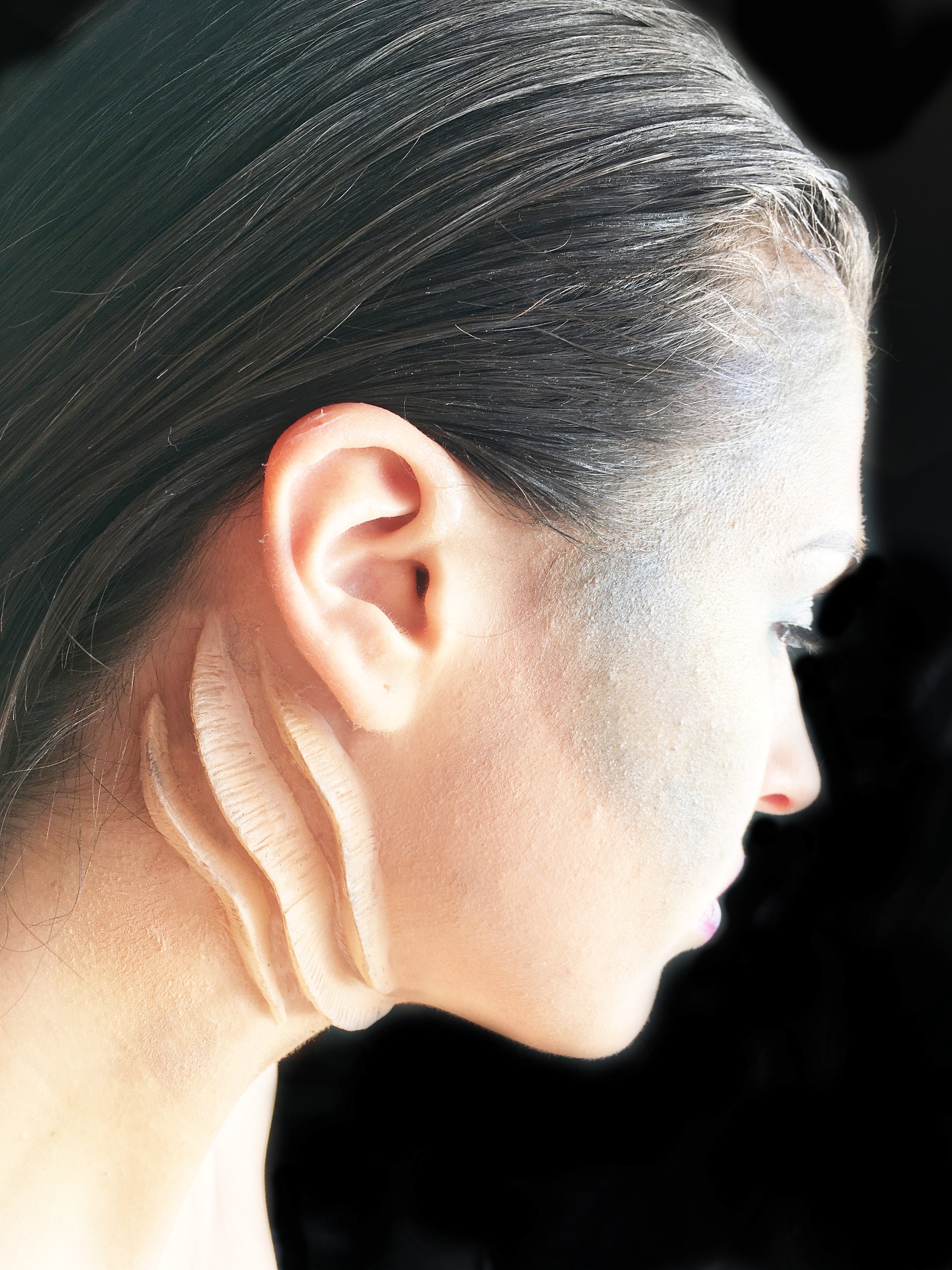 Pack of 2 Unpainted Silicone Prosthetic Gills / Mermaid / Fish Etsy UK