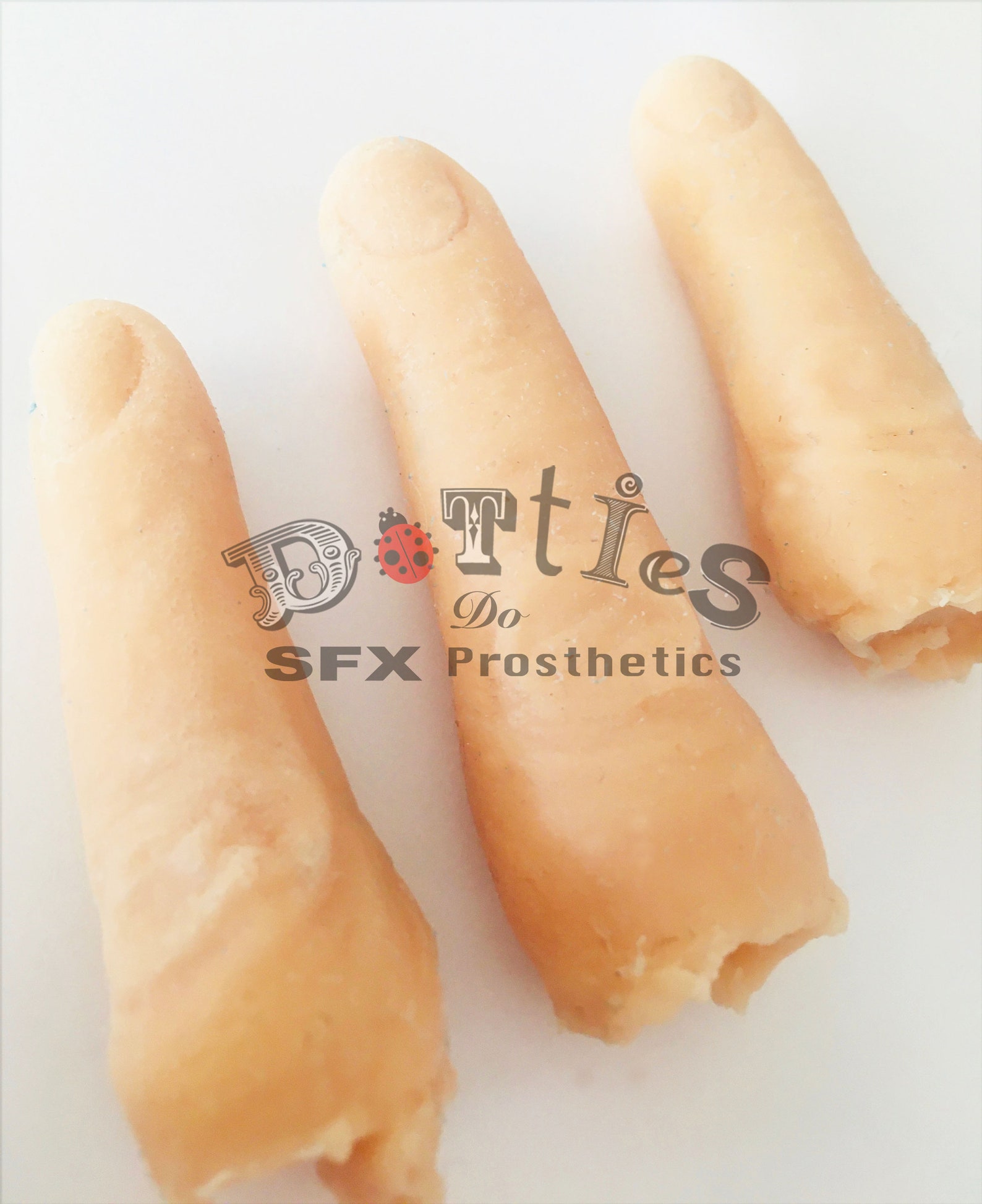 Pack of 3 Unpainted Silicone Prosthetic Fingers Etsy