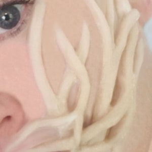 Unpainted Silicone Prosthetic, tree vines