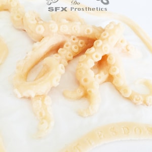 Unpainted Silicone Prosthetic Tentacles