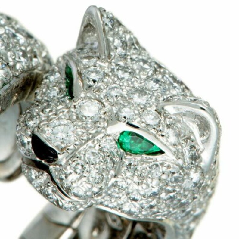 cartier panther ring silver