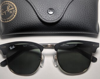 clubmaster black silver