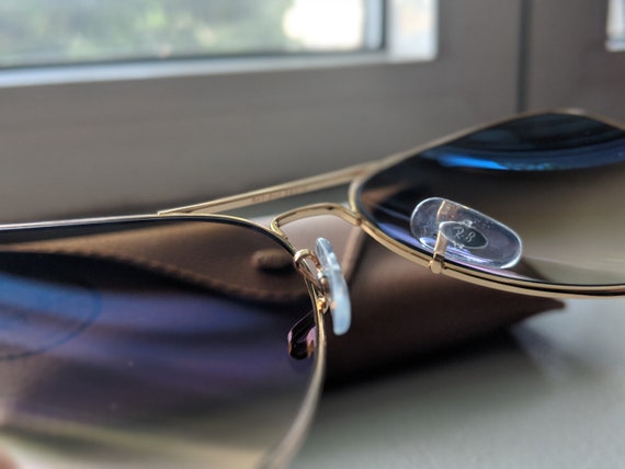 Gold and Boren Gradient Ray-ban Aviator 