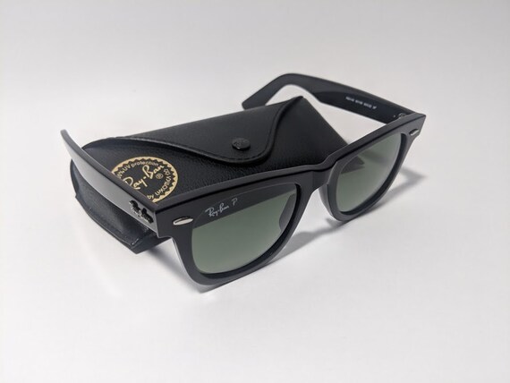 Ray Ban Polarized Classic Wayfarer Black Unisex Sunglasses Etsy Ray Ban Polarized Classic Wayfarer Black Unisex Sunglasses Etsy