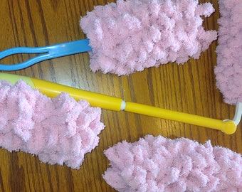 Tickle me pink 360* reusable duster, eco friendly duster, green cleaning duster