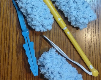 Light blue 360* duster, reusable duster