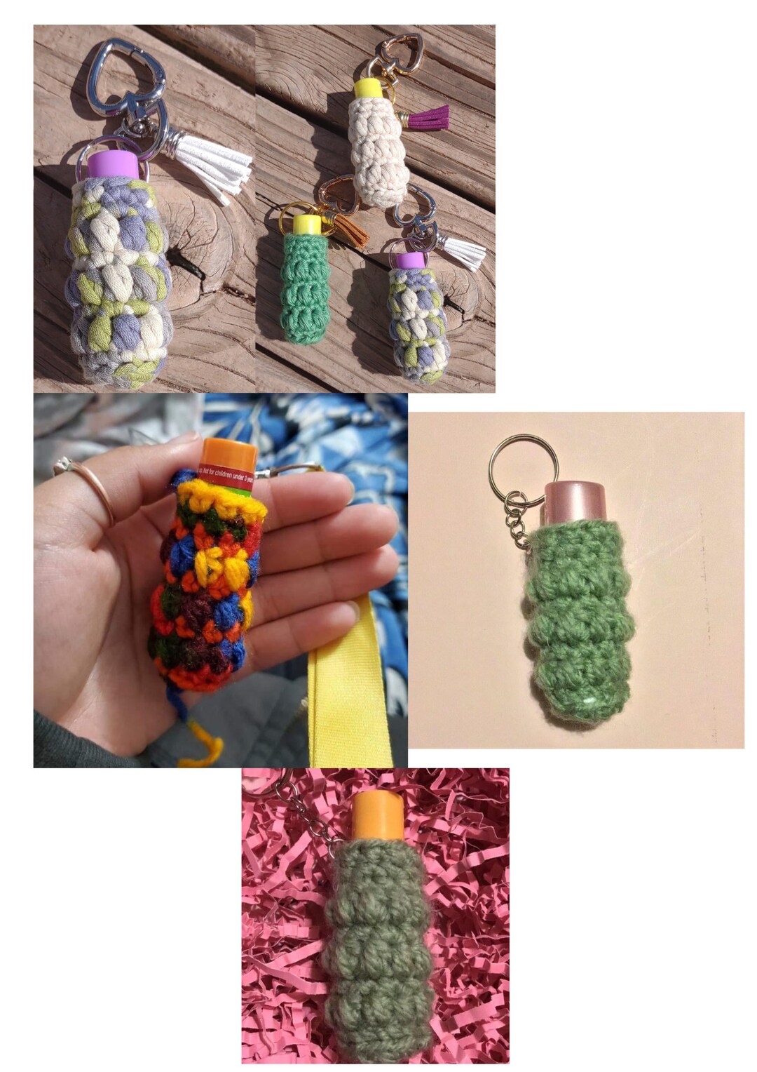 Pebble's Lip Balm Holder Digital Pattern, Chapstick Holder Etsy