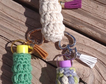 Pebble's lip balm holder digital pattern, chapstick holder