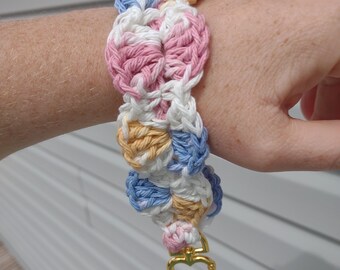 Meadowlark wristlet and lanyard PDF PATTERN! crochet pattern