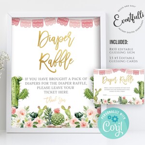 Fiesta Baby Shower Diaper Raffle Taco Bout A Baby Baby Shower Diaper Raffle Ticket Taco Baby Shower Diaper Raffle Sign Fiesta Theme Cactus