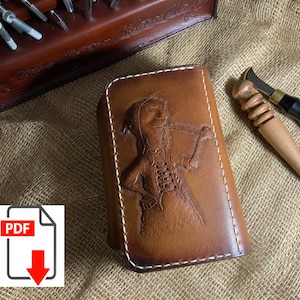 Portapipe/Portatabacco "Leprecaun" per pipa singola - TEMPLATE/PATTERN PDF file