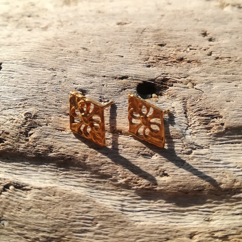 tribal earrings Byzantine Earrings silver studs Ancient greece gold Earrings Vintage Earrings Statement Earrings Dainty daily earrings