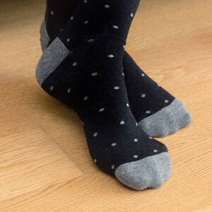 Black Dots Design Socks