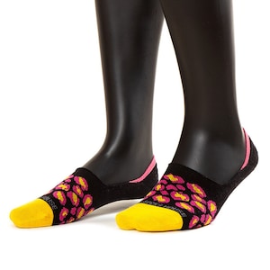 Leopard Design Footie, Leopard Pattern Ankle Socks, Bed Socks, Sneaker Socks, Ladies Socks, Trendy Socks