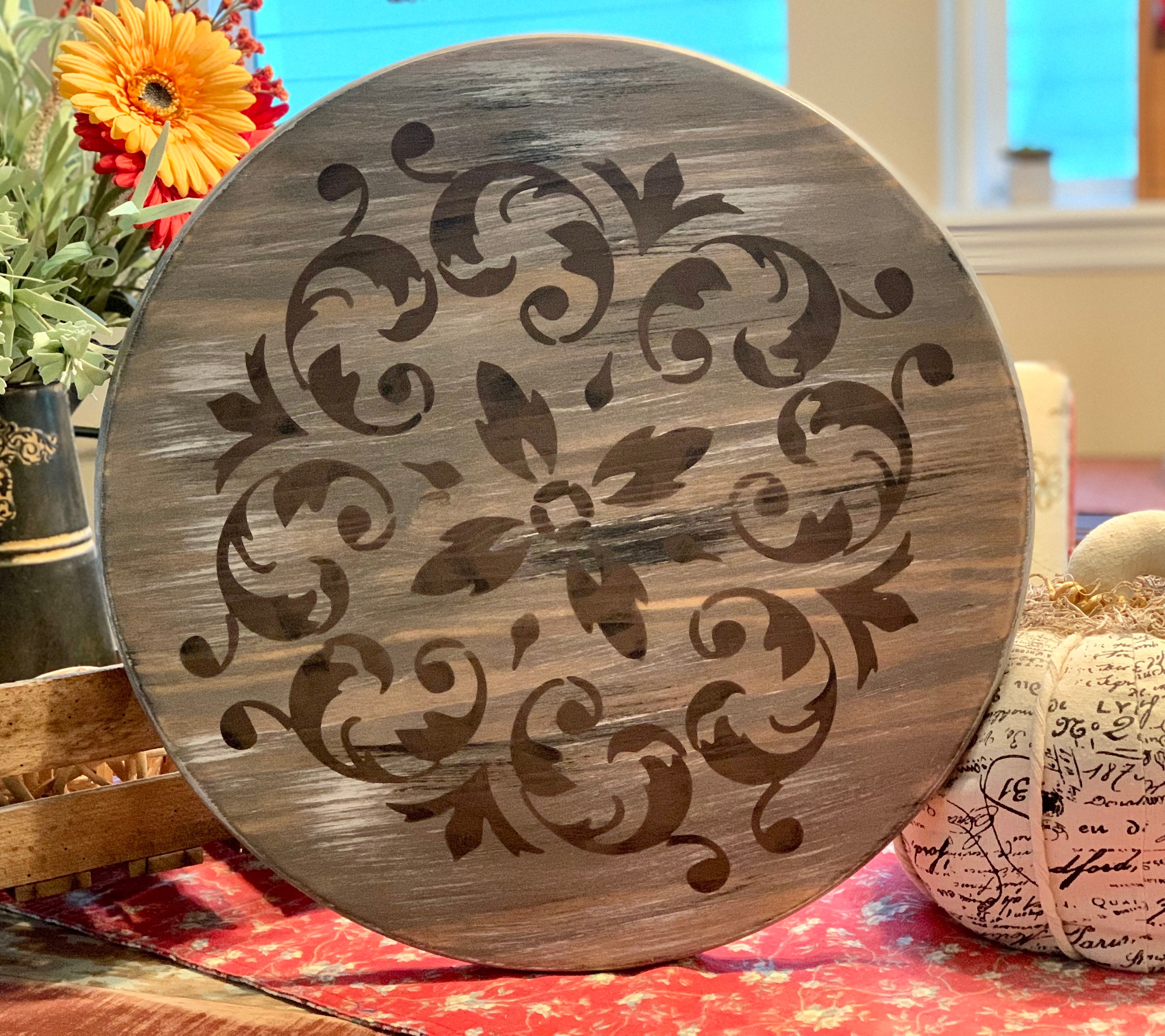Lazy Susan with design 18 | Etsy