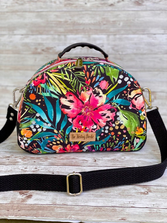 Bowler Bag Crossbody Bag Mini Bowler Bag Tropical Purse Etsy