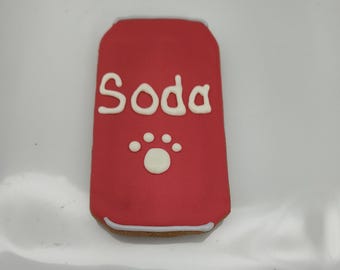 Dog Soda Cookie 3pk, Fun Dog Treats, Foodie Treats for Dogs, Dog Cookies, Dog Bakery, Pet Treats, Gourmet Treats, Artisan Dog bakery Treats