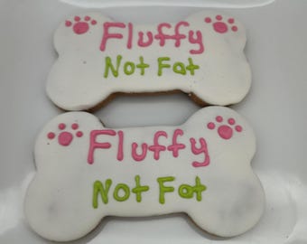 Dog Bone Cookie 3pk, Funny dog Sayings, Emotional Eater, Dog Cookies, Dog Bakery, Pet Treats, Gourmet Treats, Artisan Dog bakery Treats