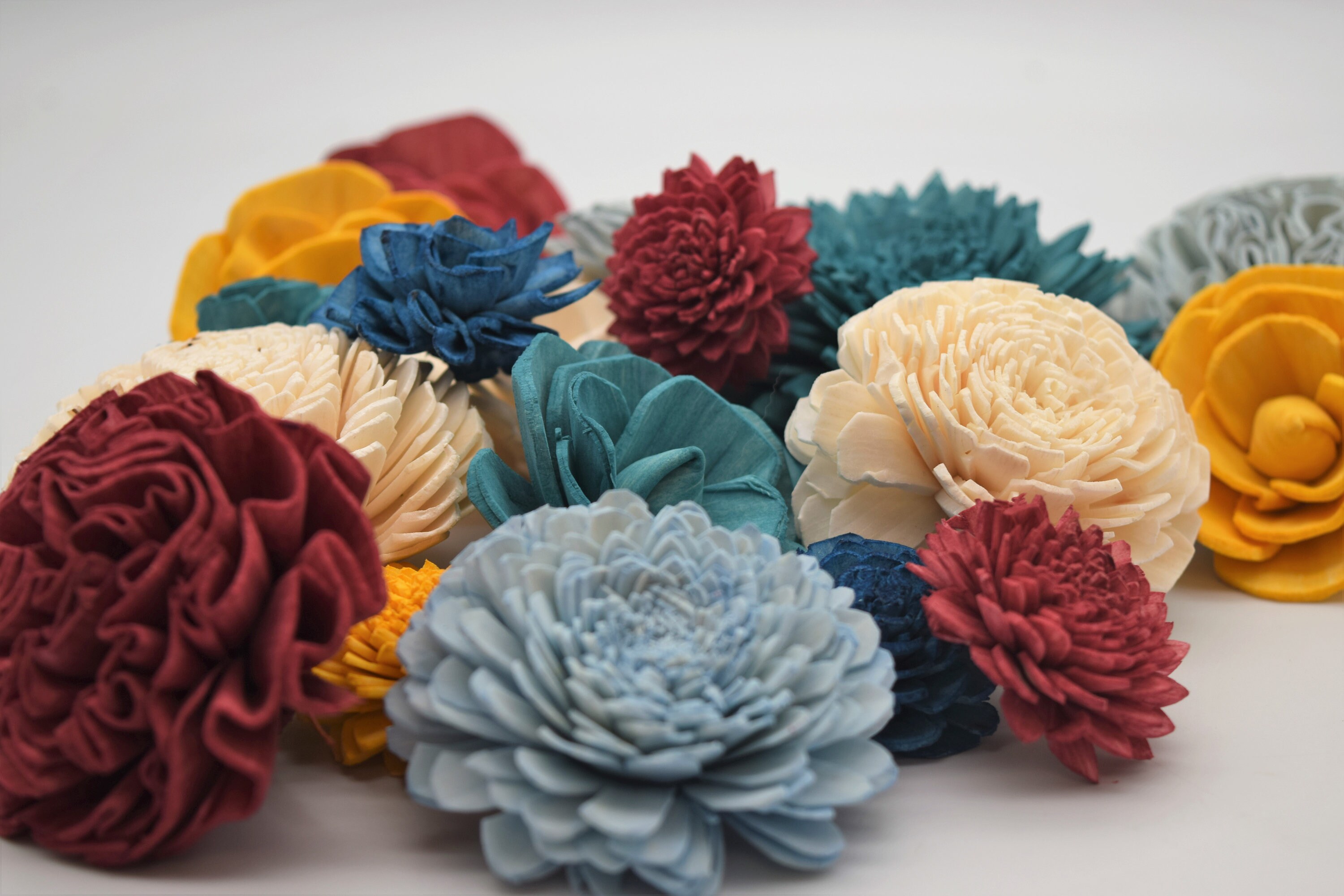 w.o.d.　F.L.O.W.E.R.S. Sola Wood Flowers, Fall Color Sola Flowers, Forever Flowers, DIY