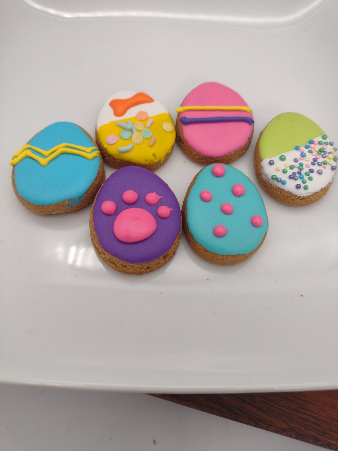 Small Easter Dog Treats Easter Egg Treats Small Dog Cookies Etsy