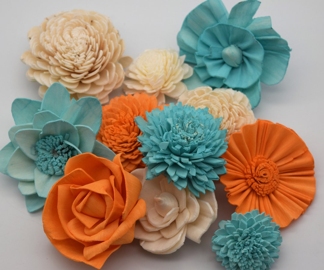Sola Wood Flowers, Fall Color Sola Flower, Forever Flower, DIY Crafts