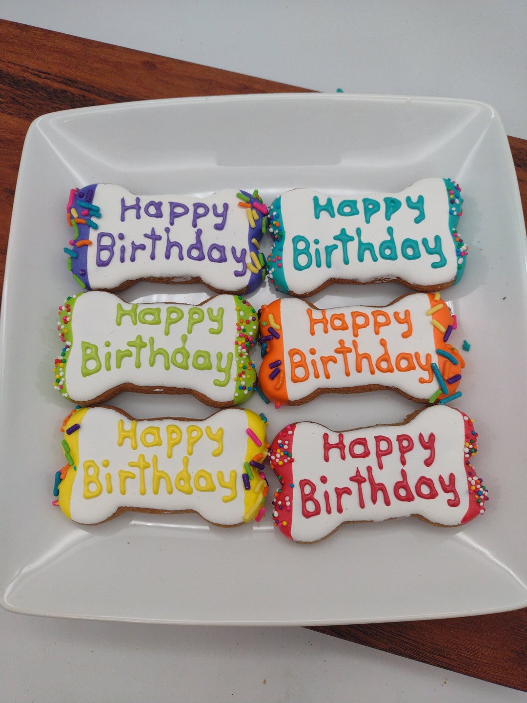 Small Dog Birthday Bone, Birthday Cookie, Dog Birthday Treat, Birthday Bone, Birthday Dog Treats