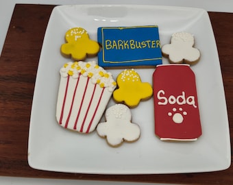Barkbuster Gift Pack, Gourmet Pet Treat, Dog Cookies, Dog Bakery, Pet Treats, Cookies, Homemade Dog Treats, Popcorn and Soda Cookies