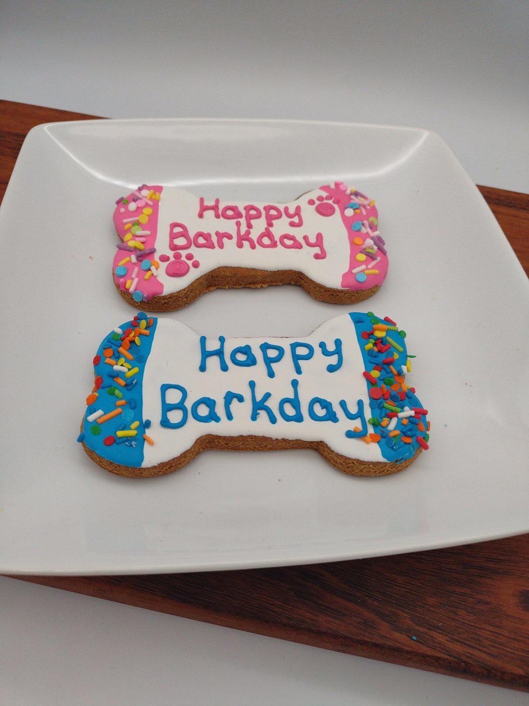 Happy Barkday, Dog Birthday Treat, Dog Birthday Bone, Birthday Treat