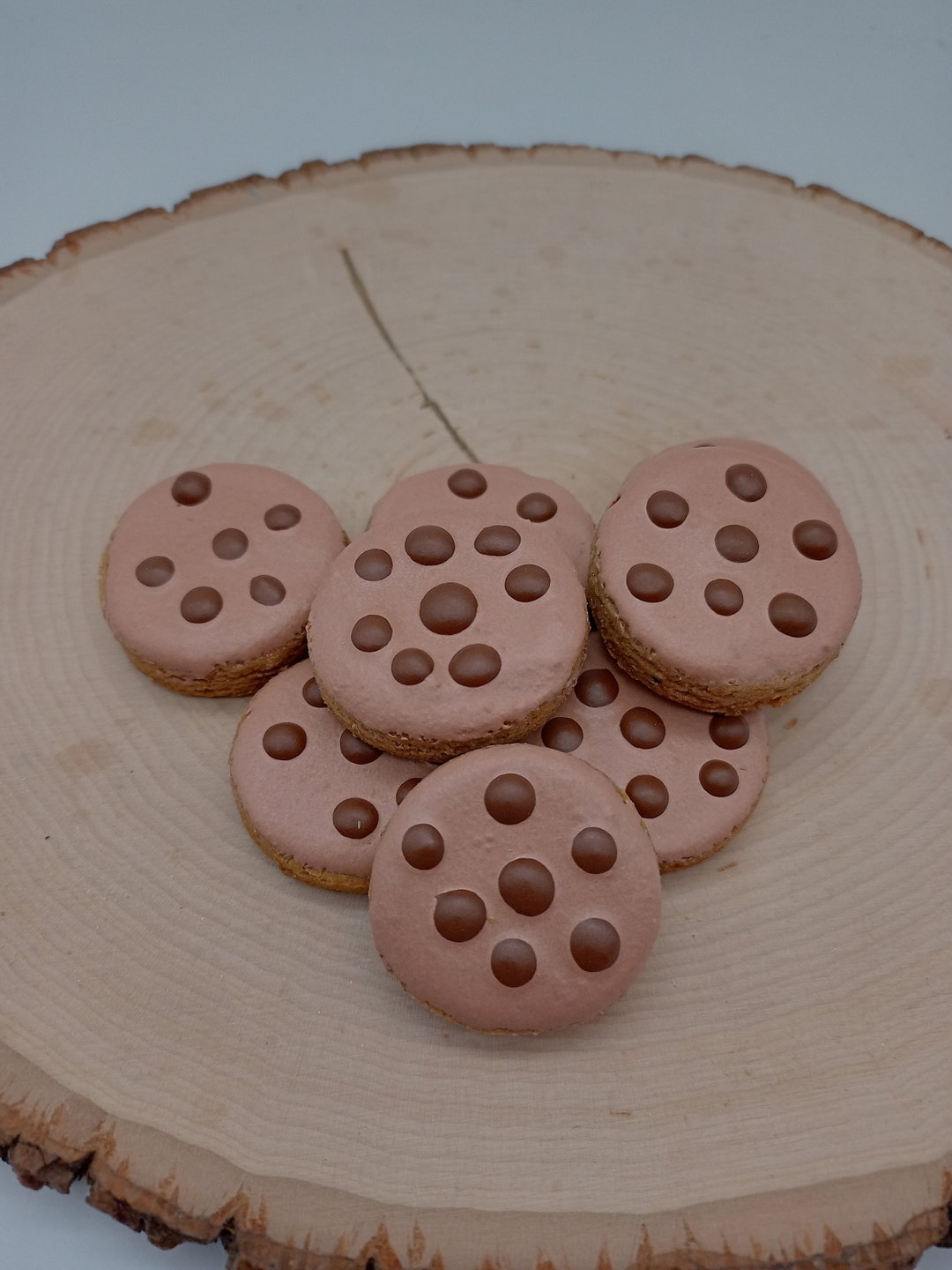 Mini Dog Cookies Small Dog Treats Small Chocolate Chip Etsy