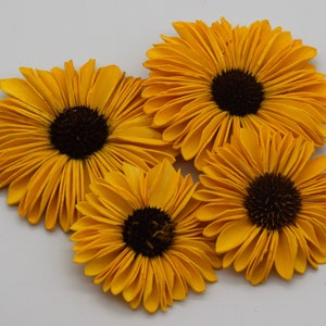 Sunflower Sola Wood Flowers, Wood Flowers, 10count Sunflowers, DIY Crafts, Sunflower Craft, Wooden Sunflowers, Wooden Flowers, Sunflowers