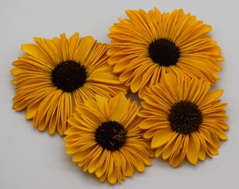 Sunflower Sola Wood Flowers, Wood Flowers, 10count Sunflowers, DIY Crafts, Sunflower Craft, Wooden Sunflowers, Wooden Flowers, Sunflowers