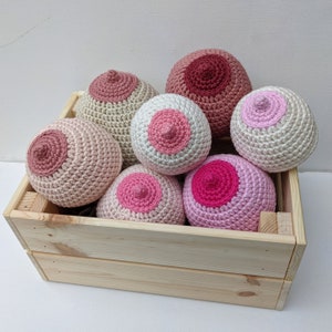 Crochet Boob. Custom Colour + Sizes. Breastfeeding Milestone. Midwife Gift. Boobie. Knitted Boob. Lactation Model. Antenatal Boob. Keepsake