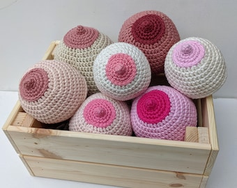 Crochet Boob: Custom Color Lactation Model, Breastfeeding Aid