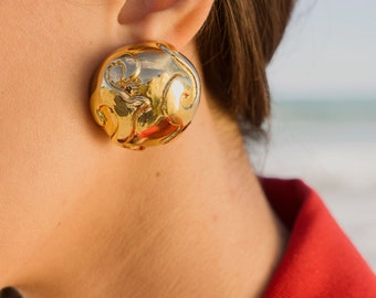 Vintage Saint Laurent LE MER earring